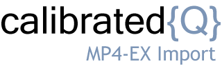 calibrated-q-MXF Import
